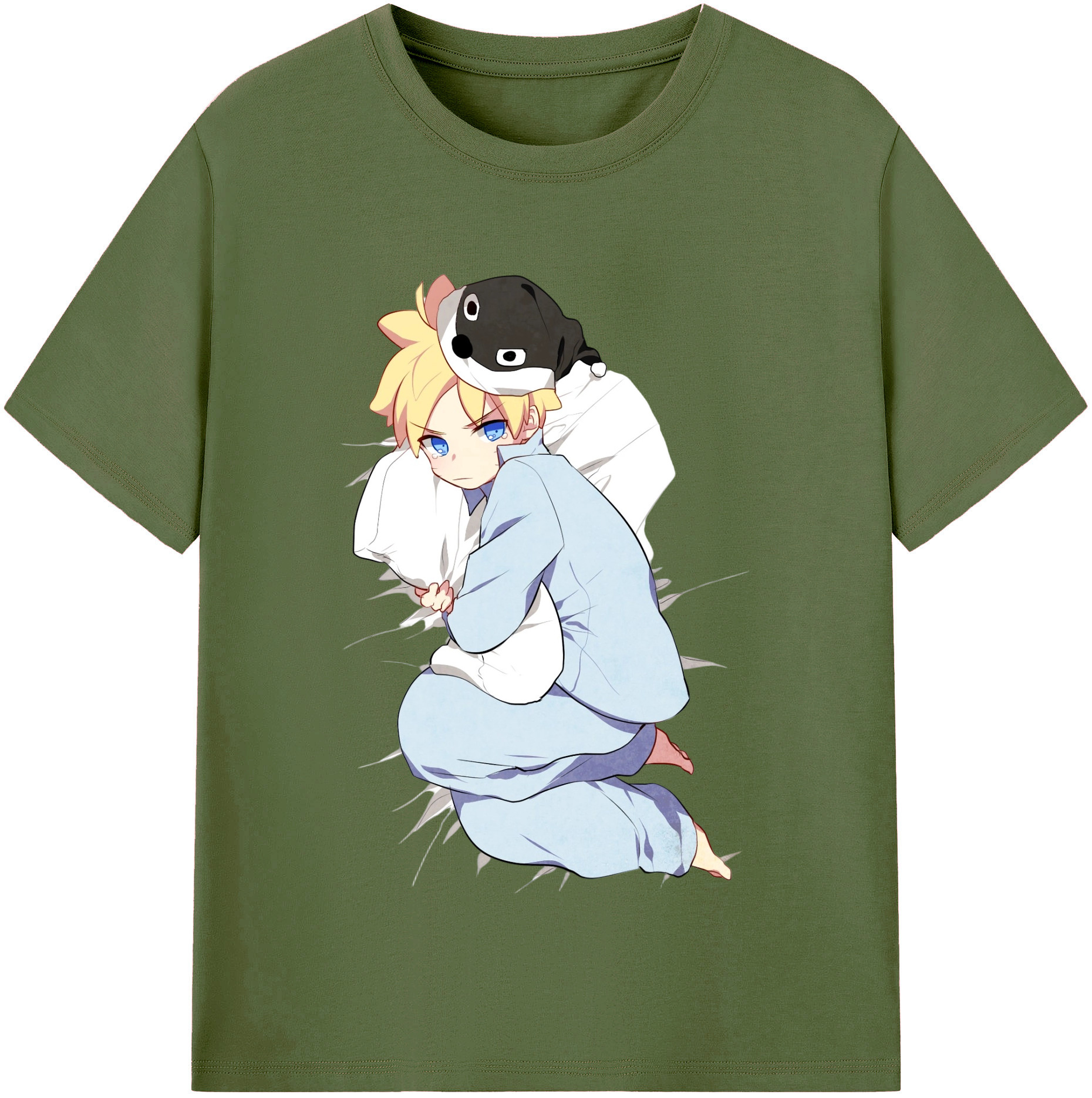 （画像用） NARUTO -ナルト- うずまき ナルト Uzumaki Naruto 綿100％半袖Tシャツ（フロントプリント）